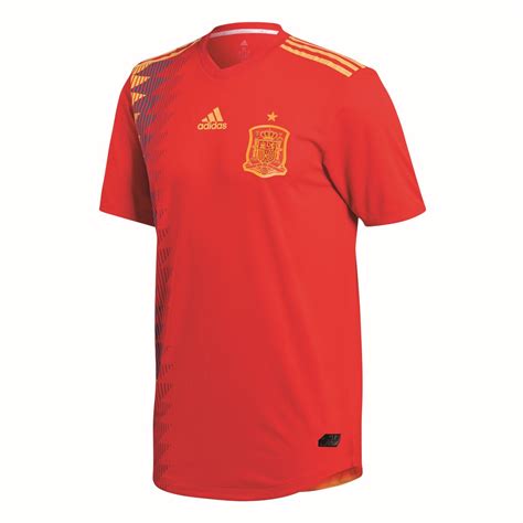 adidas spanien heimausrüstung 2018 grösse 128|adidas Spanien Authentic Trikot Home WM 2018 Rot.